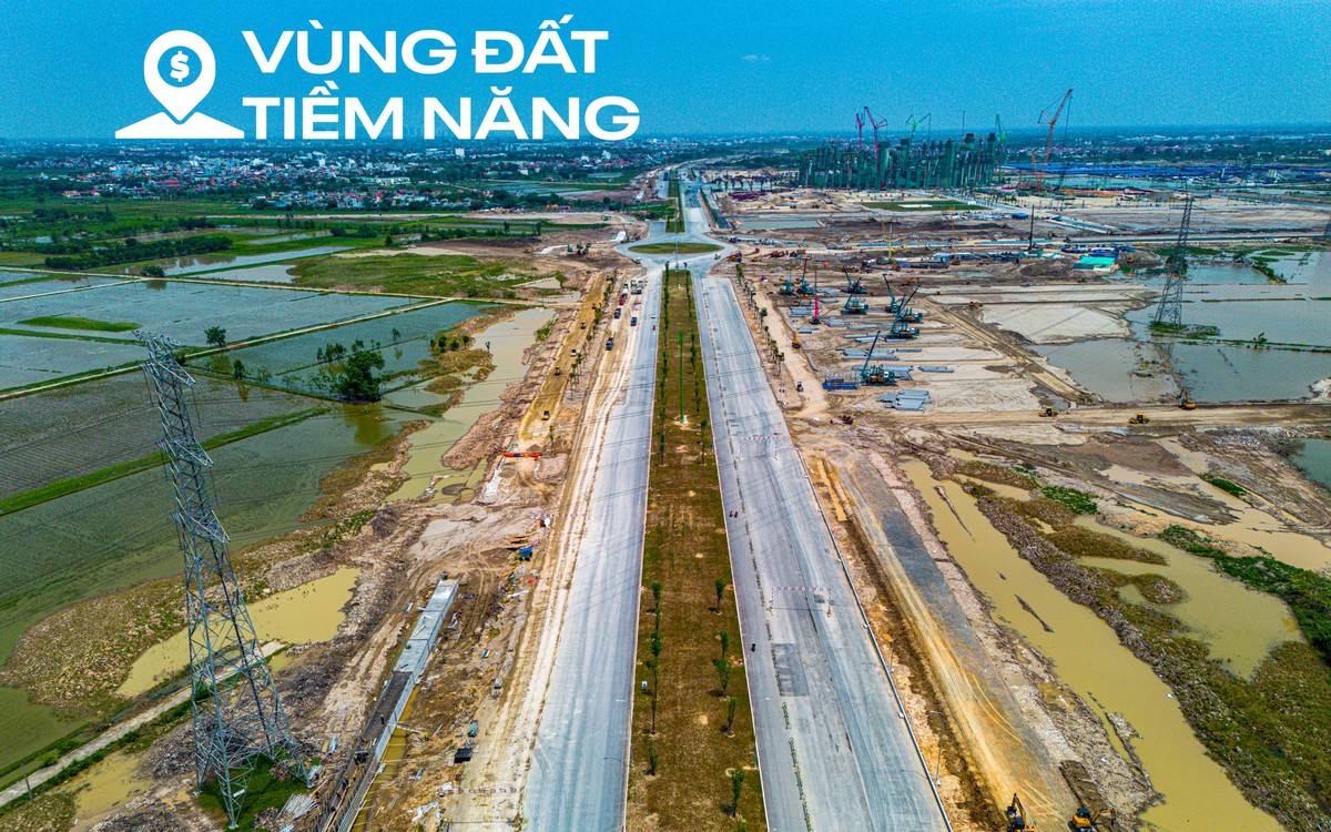 Toàn cảnh đại lộ rộng gần gấp 3 lần đường băng sân bay, chạy xuyên siêu dự án 925.000 tỷ đồng, kết nối trực tiếp tới sân vận động 135.000 chỗ lớn nhất thế giới của Vingroup