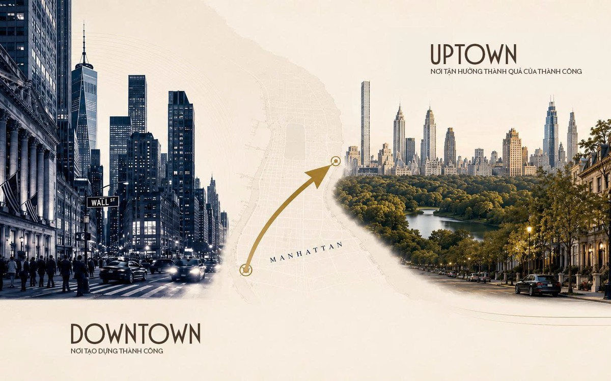 Từ Downtown đến Uptown: Cuộc dịch chuyển làm nên những địa chỉ thượng lưu