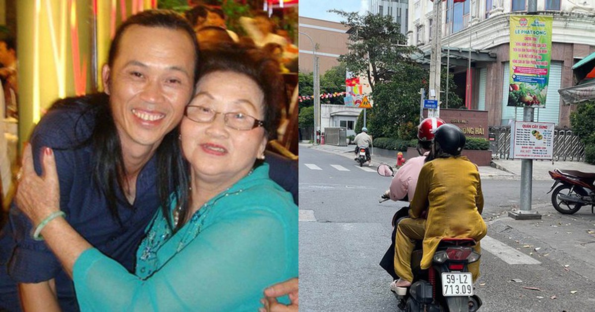 Mẹ Hoài Linh U90 vẫn đi xe máy dạo phố