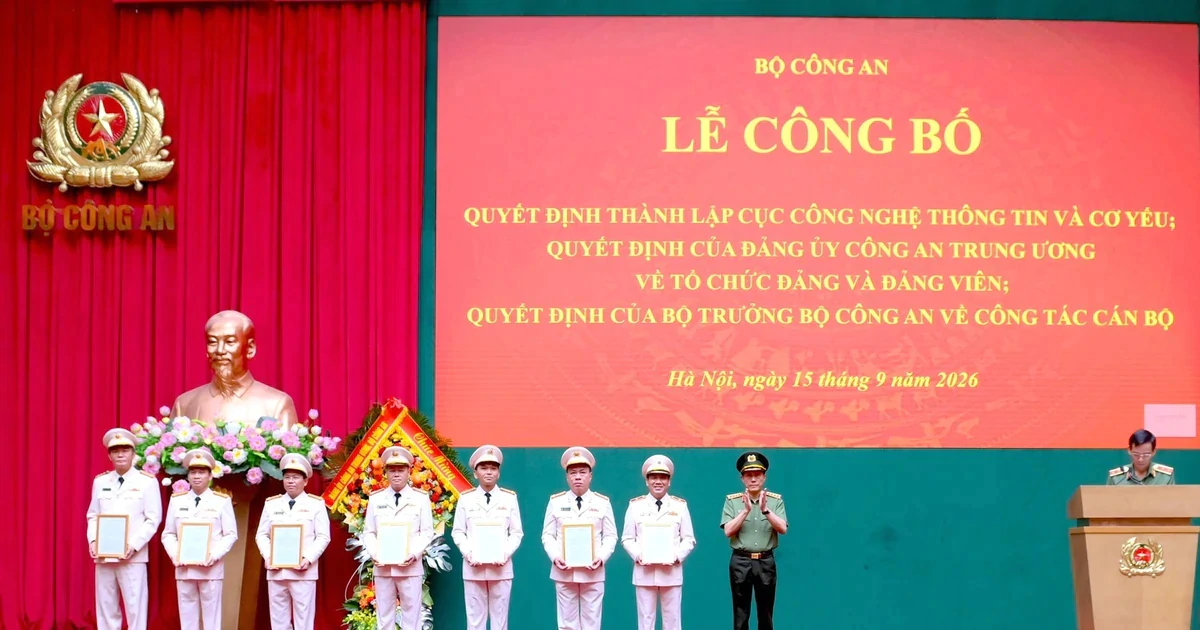 Bộ Công an thành lập Cục Công nghệ thông tin và Cơ yếu