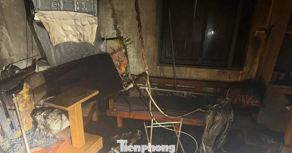 Hiện trường vụ cháy nhà 5 người tử vong ở Hà Nội