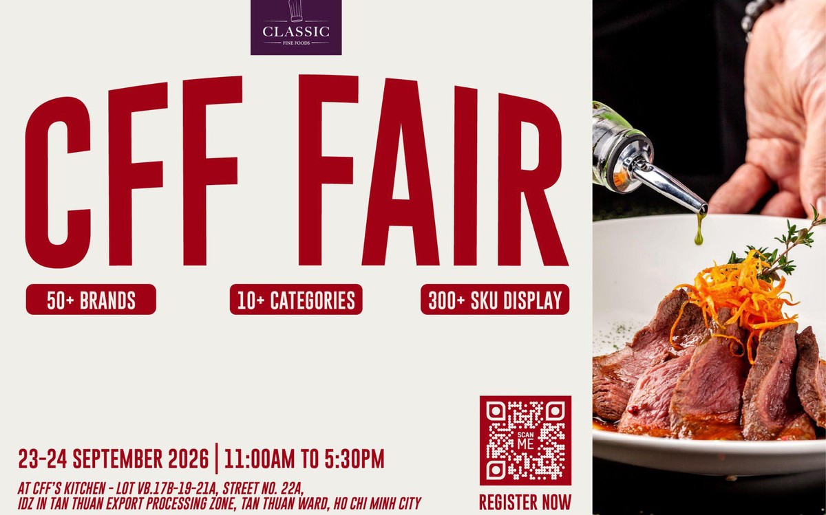 ‏CFF Fair 2026: Sự kiện chiến lược của ngành F&B cao cấp‏