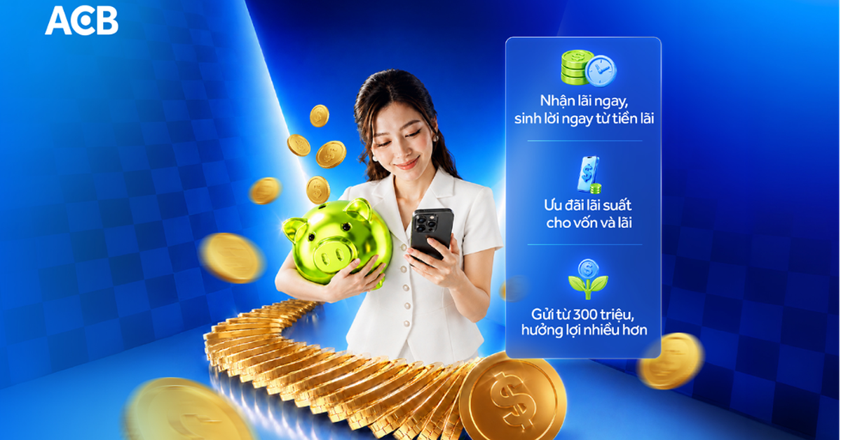 ACB: Tiền gửi lãi thông minh tái định nghĩa cách người dùng sử dụng lãi tiết kiệm