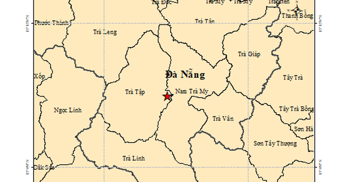 Sáng nay, Đà Nẵng xảy ra 3 trận động đất