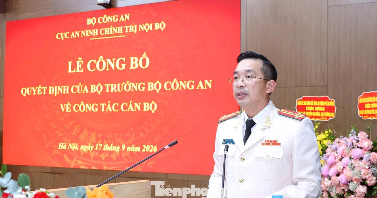 Đại tá Nguyễn Đại Đồng giữ chức Cục trưởng Cục An ninh chính trị nội bộ