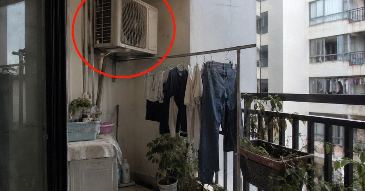 Lời khuyên cho những gia đình đang đặt cục nóng điều hòa ngoài ban công