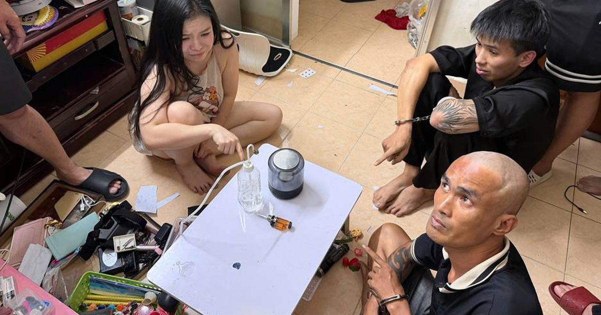 Công an kiểm tra chung cư ở phường Kim Liên lúc 19h, khởi tố Hoàng Lê Trúc Anh SN 1995