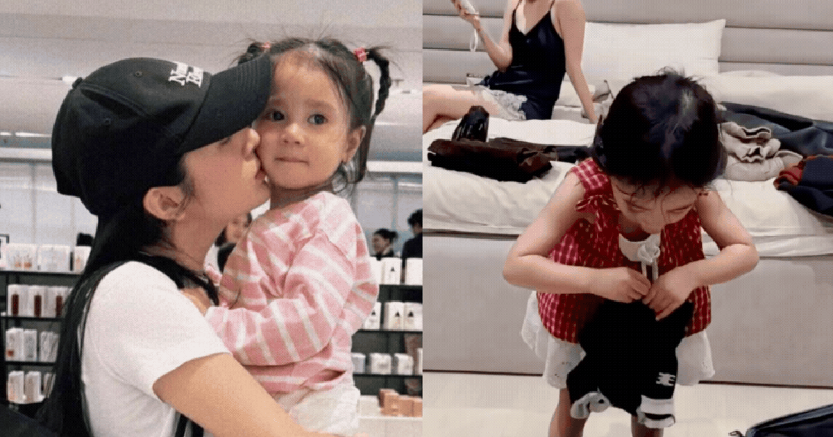 Con gái Bảo Anh 3 tuổi xinh như thiên thần, làm trợ lý cho mẹ được dân tình khen hết lời