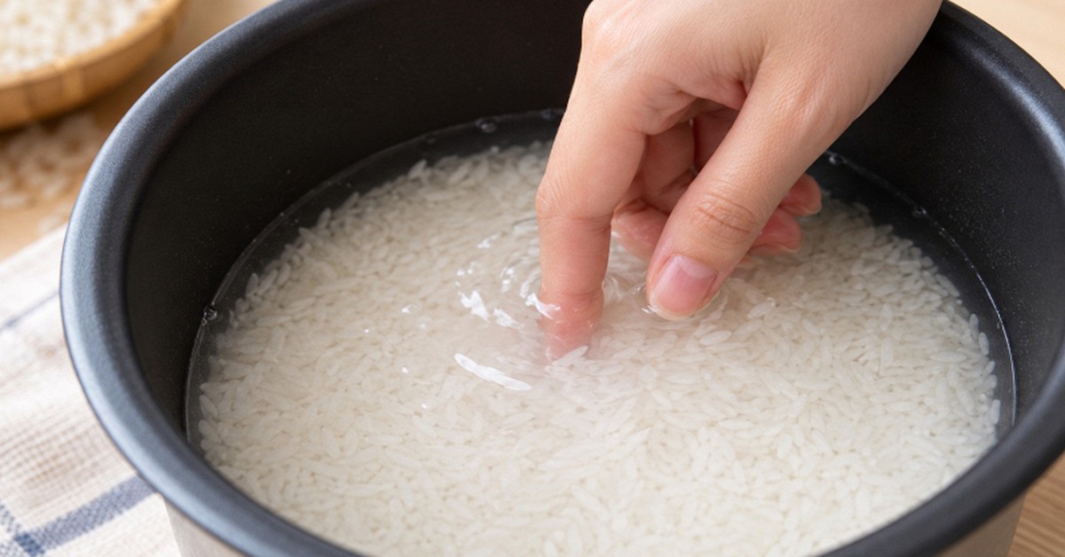 Căn nước nấu cơm bằng "đốt ngón tay": Có một điều ít người để ý