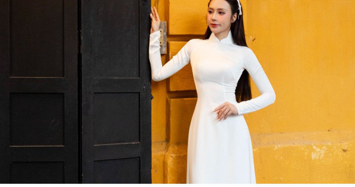Ngắm trọn nhan sắc tựa "nàng thơ" của Hoa hậu Tô Diệp Hà trong bộ ảnh đón Tết Độc lập