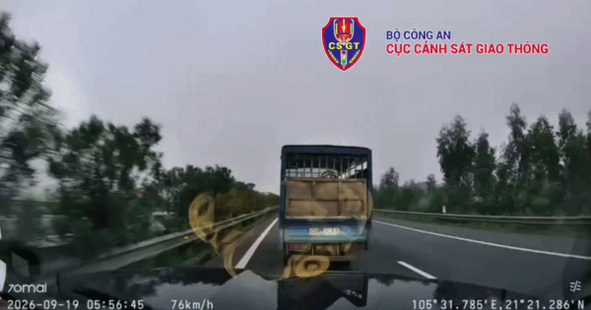 Tài xế bị phạt nặng vì không nhường đường cho xe ưu tiên trên cao tốc