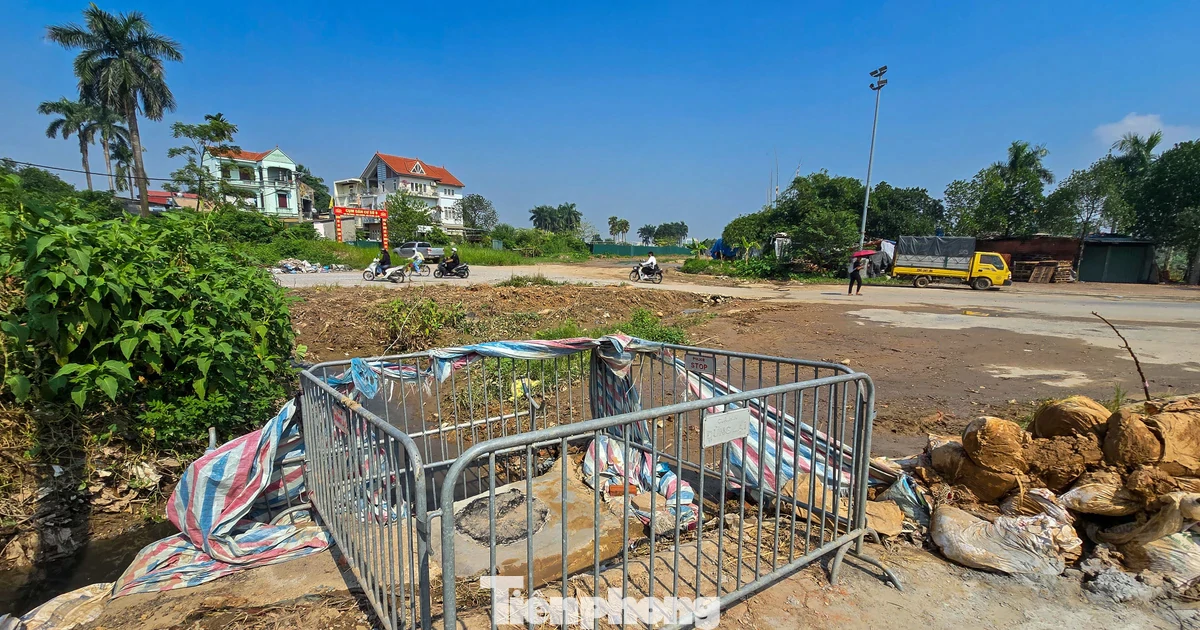 Nhìn gần tuyến đường, nơi nam sinh Mỏ - Địa chất bị cuốn trôi xuống cống