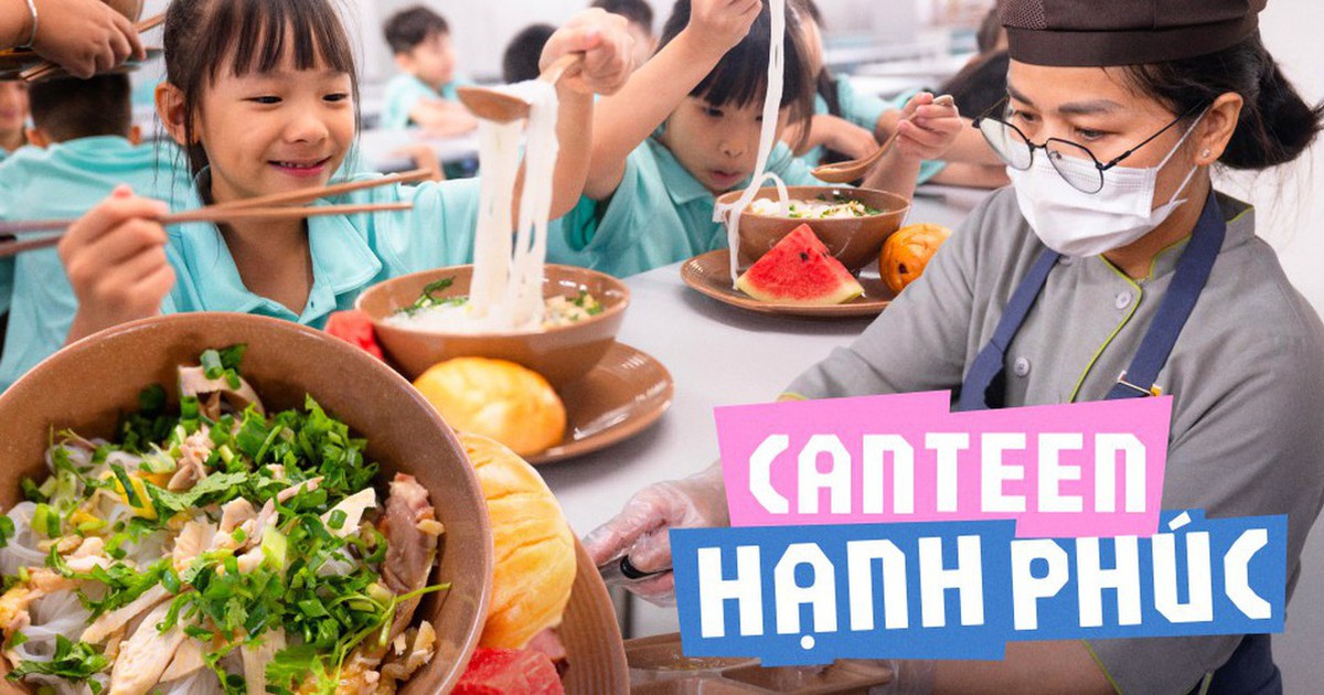 Cận cảnh bữa cơm bán trú của hơn 3.000 học sinh Nguyễn Bỉnh Khiêm: Nguyên "food tour" Âu, Á, Nhật - Hàn và cả khu làm bánh riêng