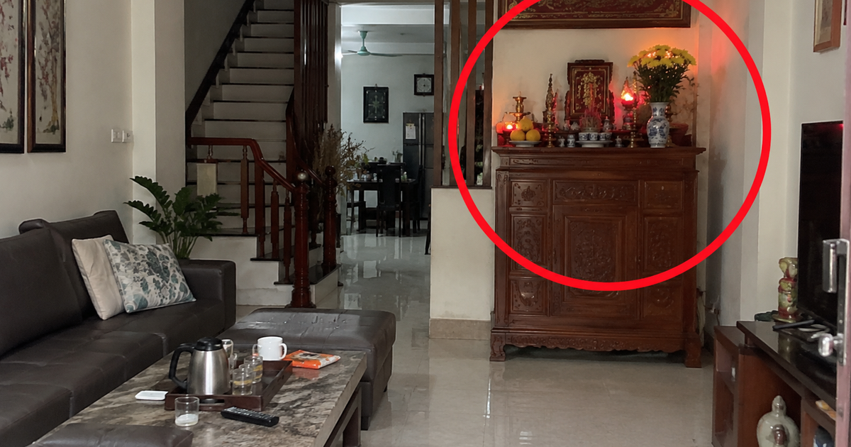 Lời khuyên cho những gia đình đặt bàn thờ ở tầng 1