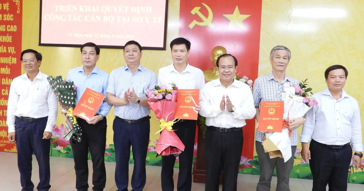 Giám đốc Sở Y tế Cà Mau thôi chức theo nguyện vọng cá nhân
