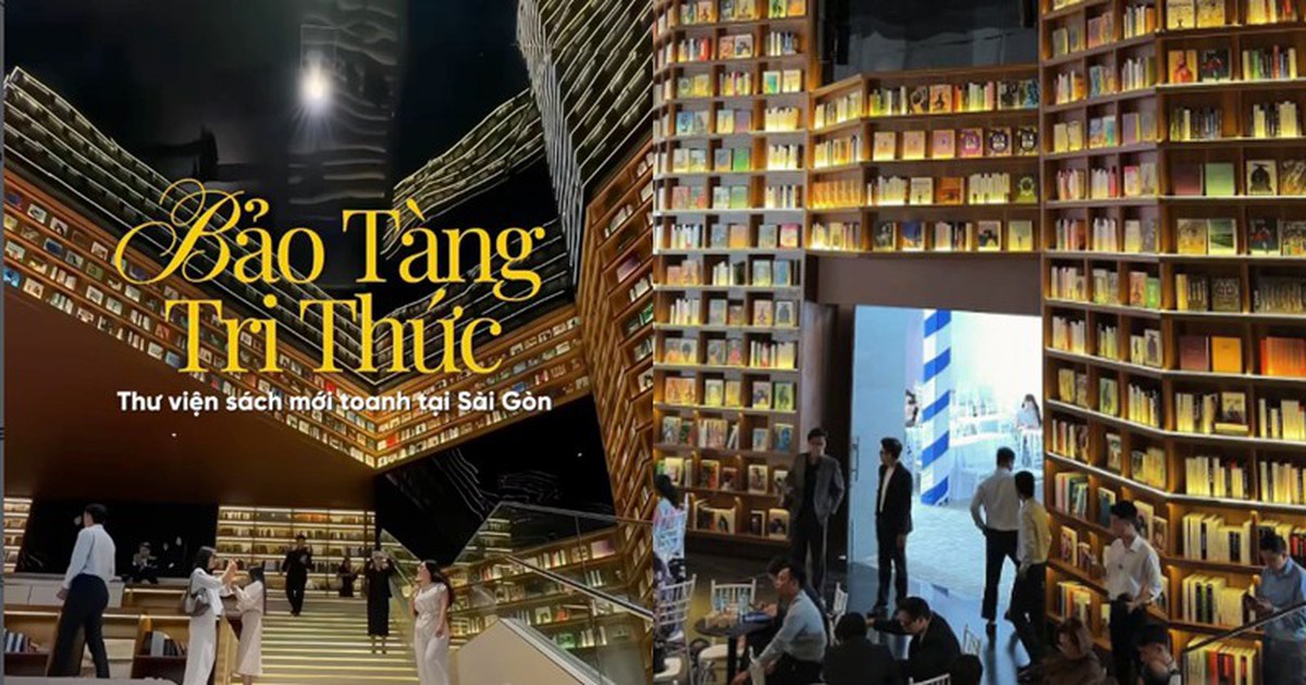 "Thư viện khổng lồ" ở TP.HCM có gì mà "gây bão" trên mạng xã hội?