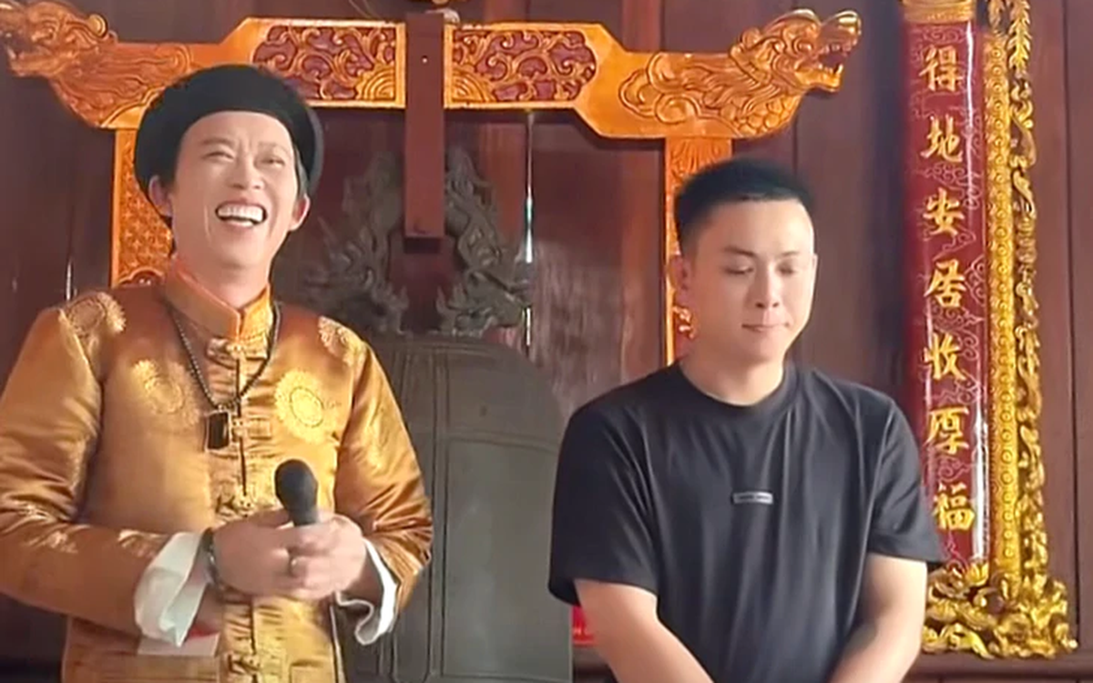 Phản ứng của Hoài Lâm khi gặp lại cha nuôi Hoài Linh