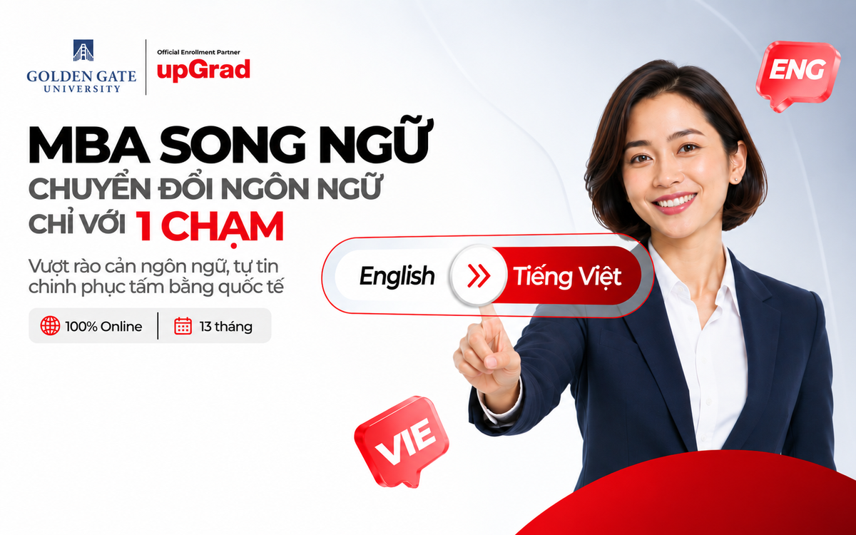 upGrad ra mắt MBA song ngữ chuyển đổi từ Golden...