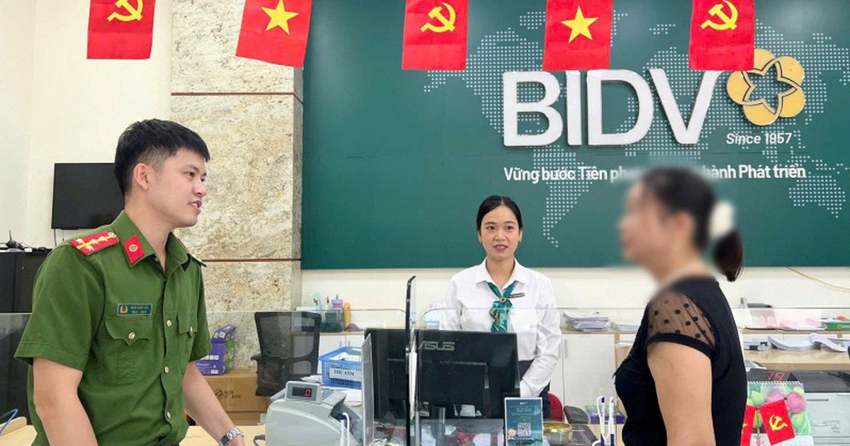 1 khách hàng SN 1970 đến BIDV để thực hiện giao dịch số tiền 25 triệu đồng: Công an nhận tin báo vào cuộc xác minh