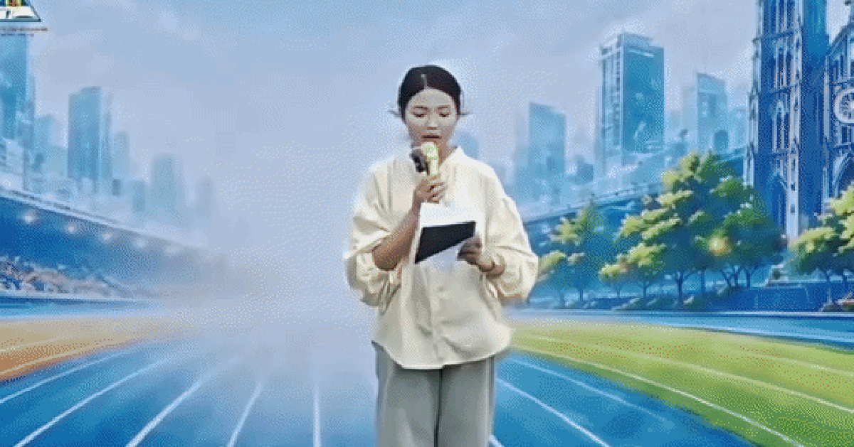 Tình hình của nữ MC quê Thanh Hoá đang dẫn thì bị banner đổ sập lên người