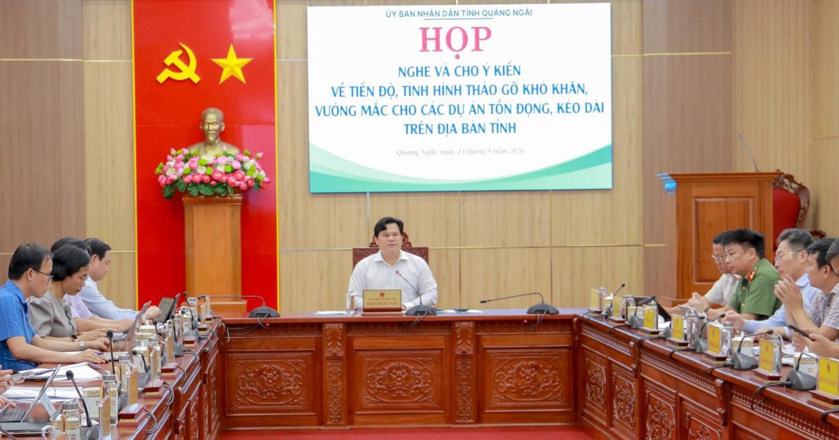 Quảng Ngãi: Gấp rút xử lý dứt điểm các dự án tồn đọng, kéo dài