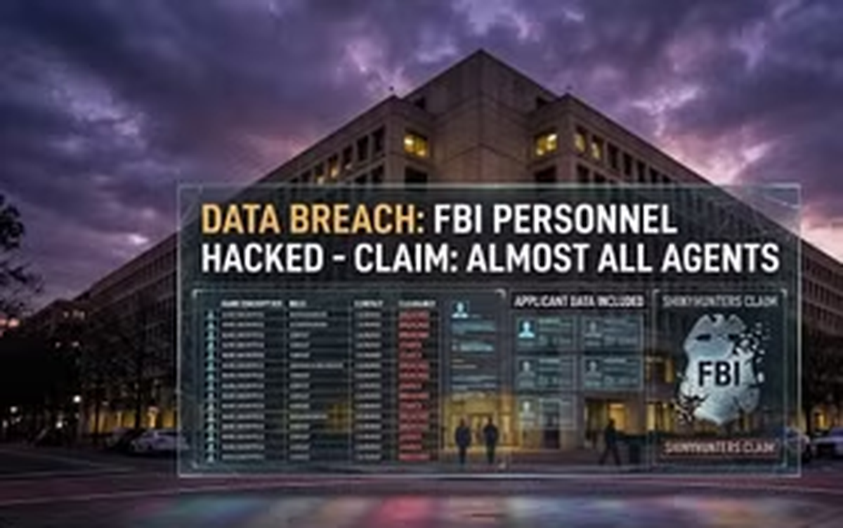 Hacker tuyên bố nắm dữ liệu nhạy cảm của ‘gần như toàn bộ đặc vụ FBI’