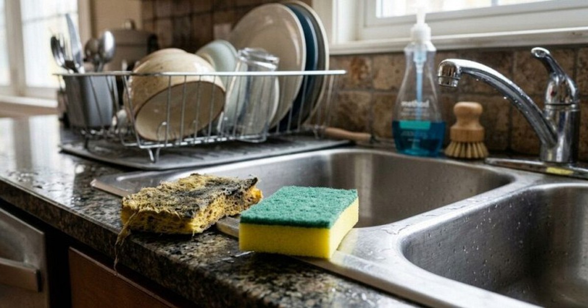 Lời khuyên khi dùng giẻ rửa bát: Giặt sạch, vắt khô vẫn là chưa đủ