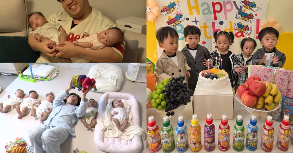 5 em bé sinh 5 tự nhiên chào đời khi mới 27 tuần, chỉ lớn bằng lòng bàn tay: Hình ảnh 2 năm sau khiến ai cũng bất ngờ
