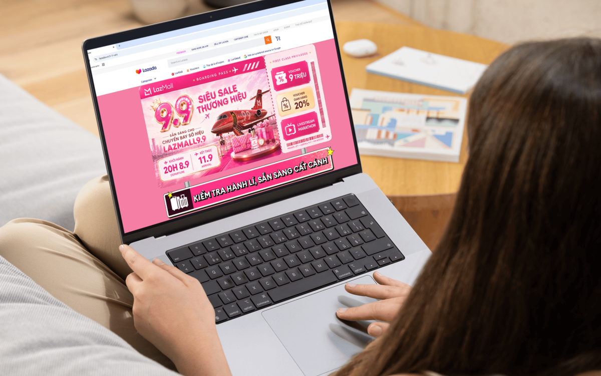 9.9 Siêu Sale Thương Hiệu: LazMall bứt phá, hàng chính hãng chiếm lĩnh giỏ hàng người Việt