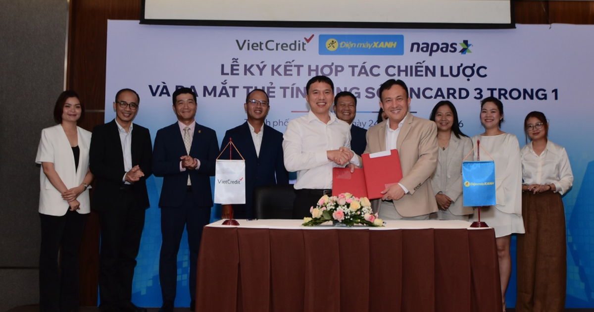 Điện Máy Xanh cùng VietCredit ra mắt Thẻ tín dụng nội địa SỐ TINCard 3 trong 1
