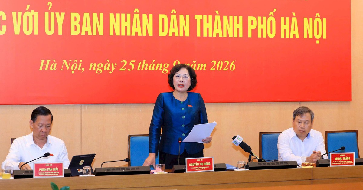 Phó Chủ tịch Quốc hội Nguyễn Thị Hồng: Tập trung vốn cho những dự án, tạo sức bật phát triển Thủ đô