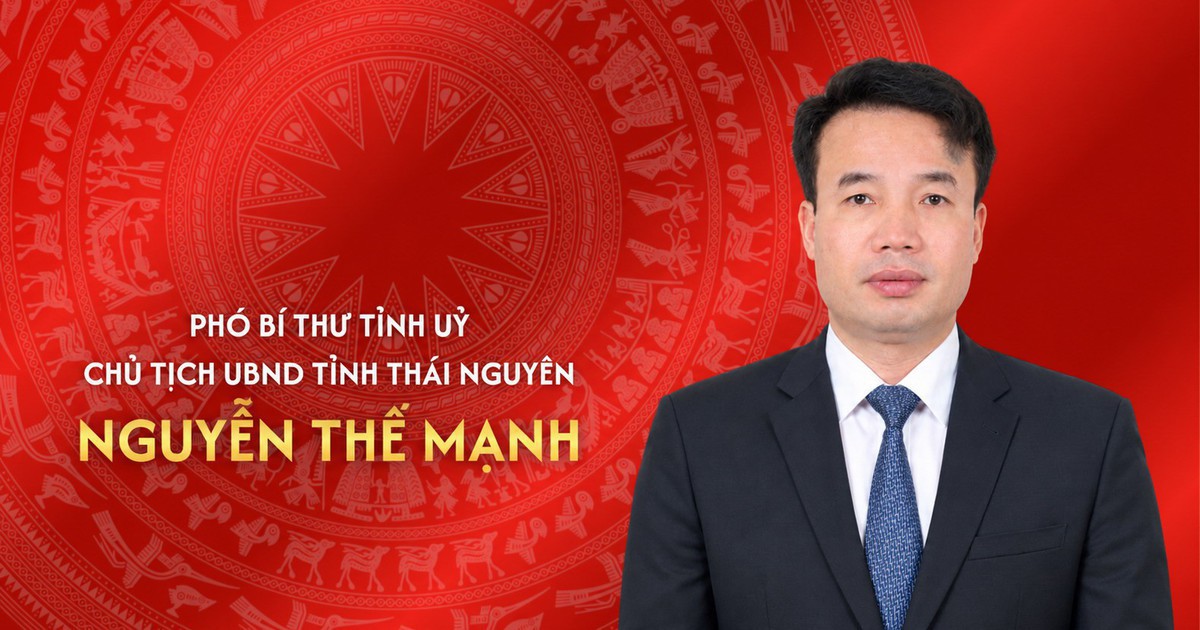Tiểu sử đồng chí Nguyễn Thế Mạnh, tân Chủ tịch UBND tỉnh Thái Nguyên