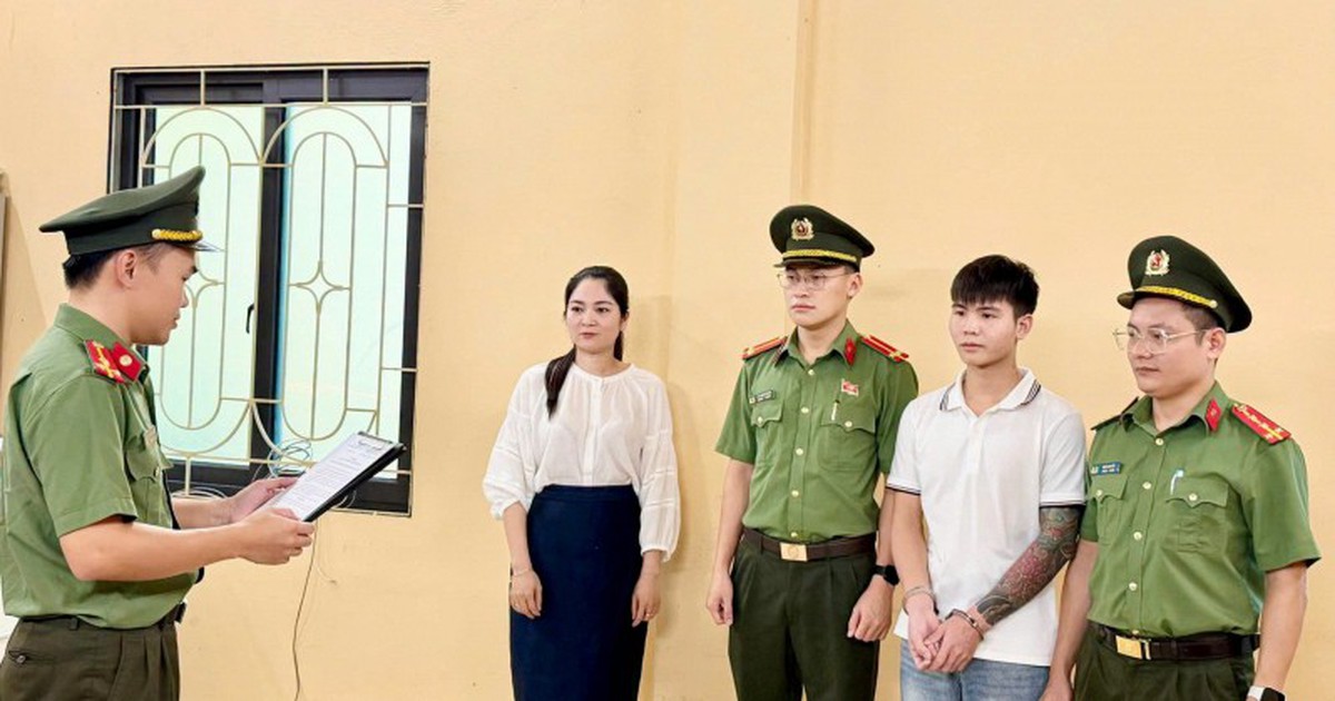 Quyết định khởi tố Bàn Văn Diên SN 2005