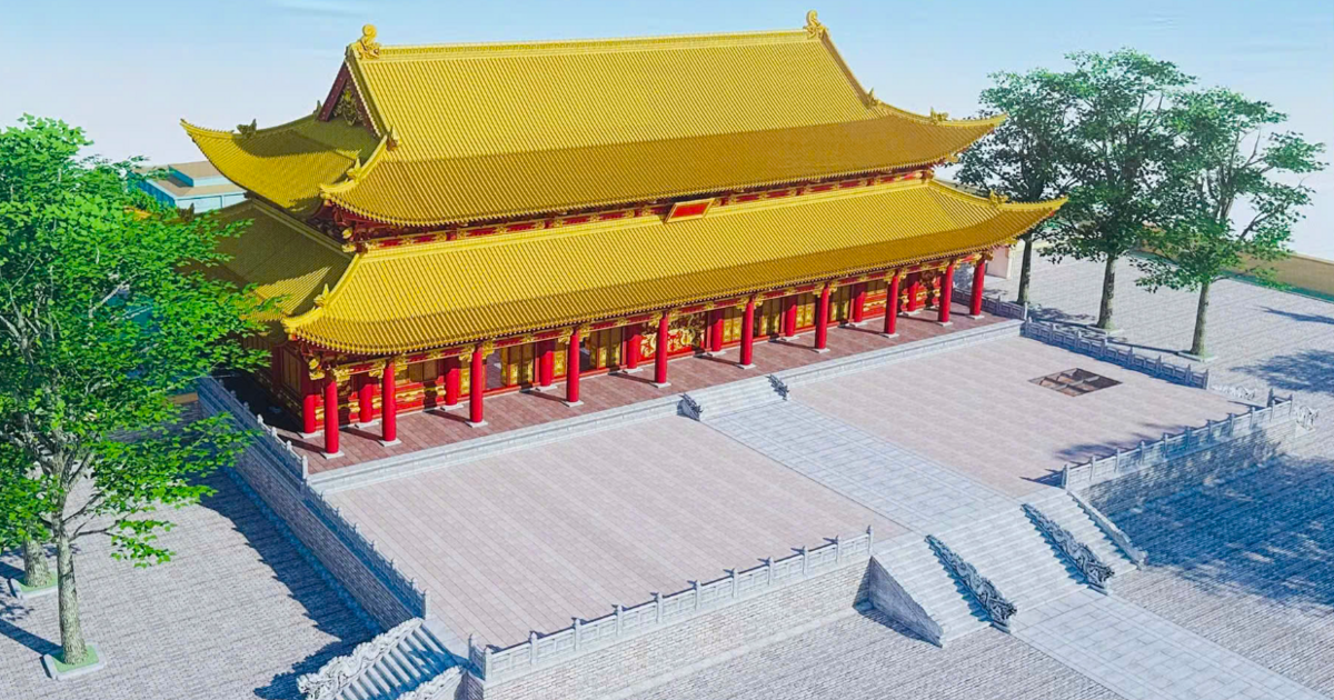 Sắp khởi công phục dựng điện Kính Thiên