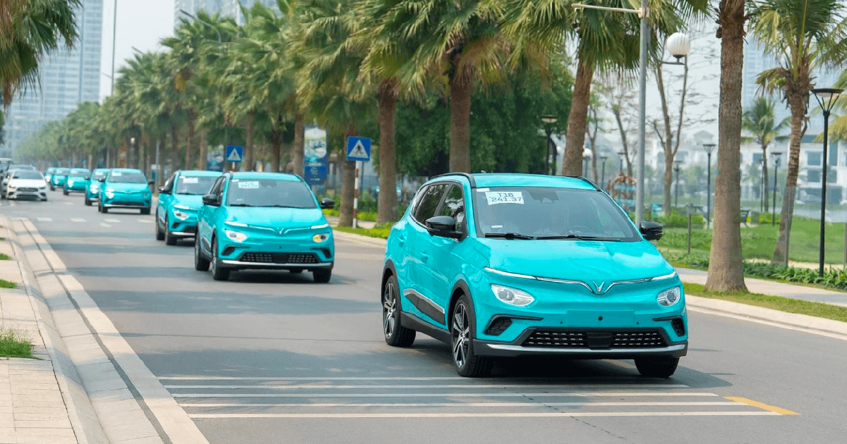 Tỷ phú Phạm Nhật Vượng và cú hích chấn động ngành taxi: Cứ 10 xe có hơn 7 xe chạy điện