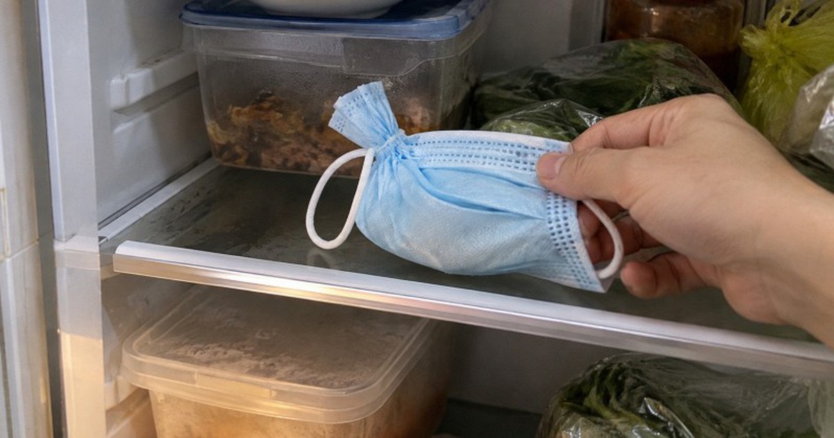 Vì sao nên đặt khẩu trang y tế vào tủ lạnh?