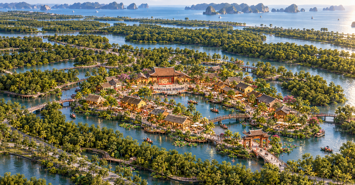 Ông Phạm Nhật Vượng tiếp tục cho xây ngôi làng đặc biệt trên đảo mang tên "Thượng lưu Xanh": Rộng 18,5 ha, nằm trong đại dự án 456.639 tỷ đồng, mô hình tương tự ở Hàn Quốc, Nhật Bản