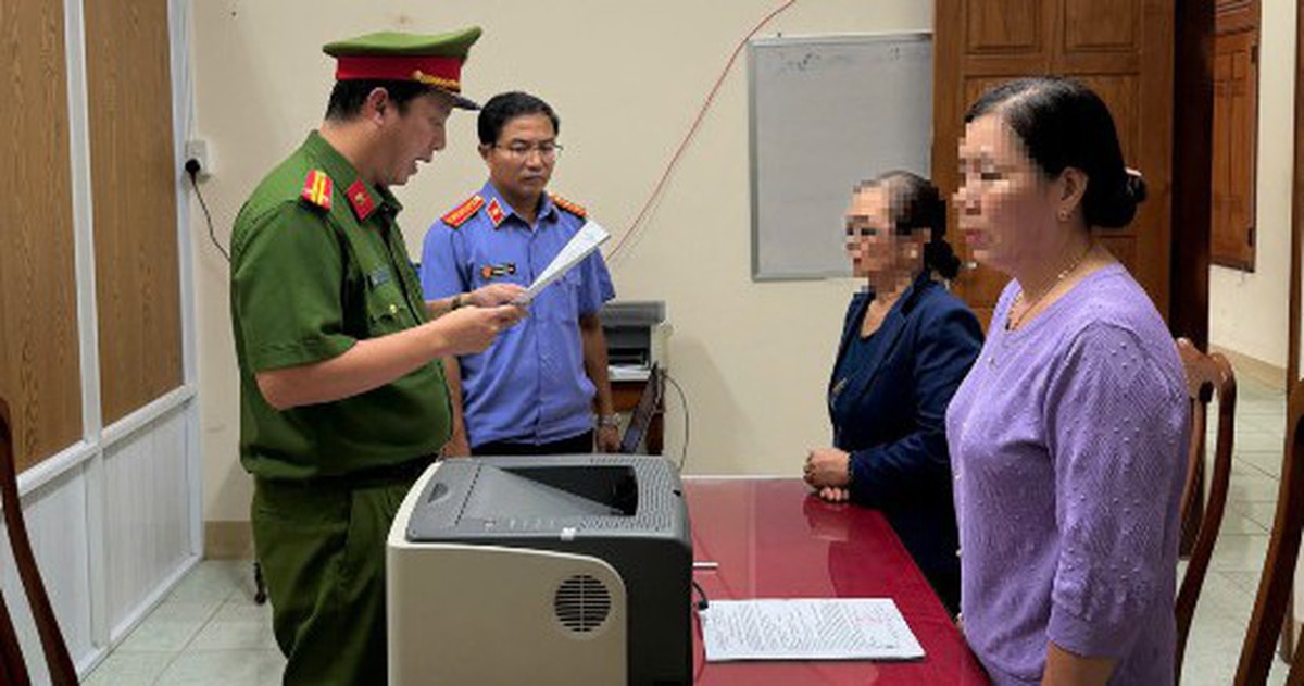 Ra quyết định khởi tố cựu giáo viên Bùi Thị Phú 64 tuổi và 5 người