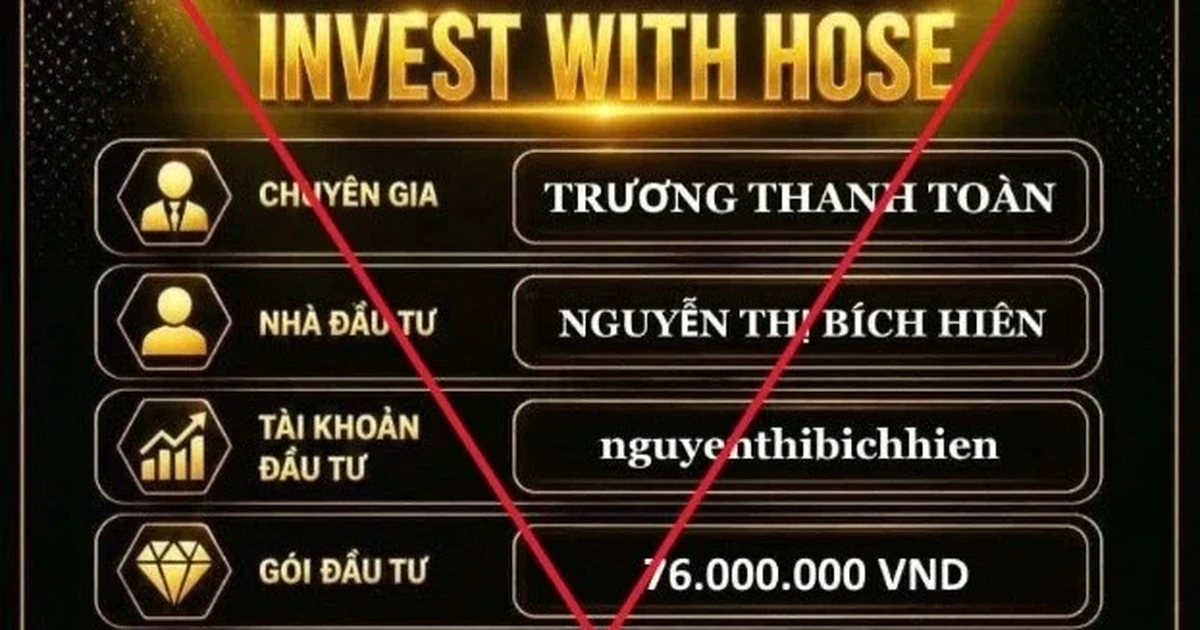 Giả mạo sở giao dịch chứng khoán dụ dỗ đầu tư lợi nhuận 1.600%