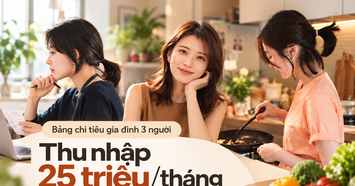 Bảng chi tiêu tháng của gia đình 3 người thu nhập 25 triệu: Tiền ăn chỉ đứng thứ 3, khoản này mới ngốn nhiều nhất