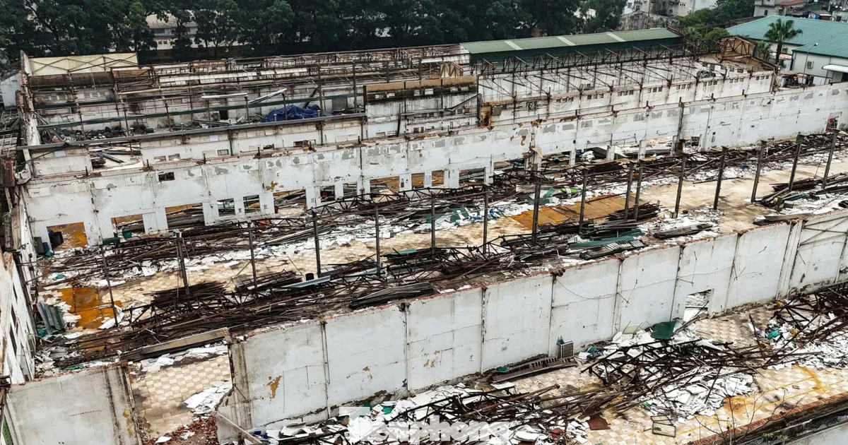 Diện mạo khu ‘đất vàng’ 3,6 ha sau khi nhà máy Giầy Thượng Đình tháo dỡ
