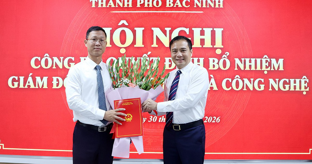 Bắc Ninh có tân Giám đốc Sở Khoa học và Công nghệ 40 tuổi