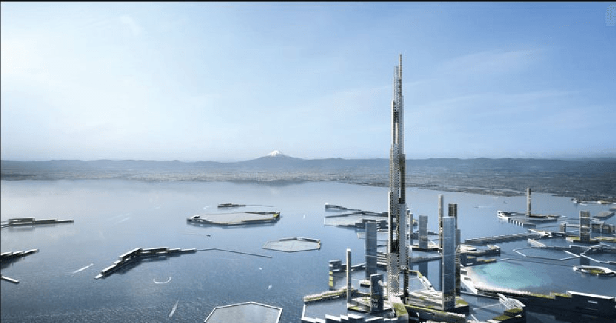 Tòa nhà chọc trời mọc trên đảo nhân tạo, cao gấp 5 lần Keangnam: 421 tầng được xây dựng, là nơi sinh sống cho 55.000 người, chịu được bão và triều cường