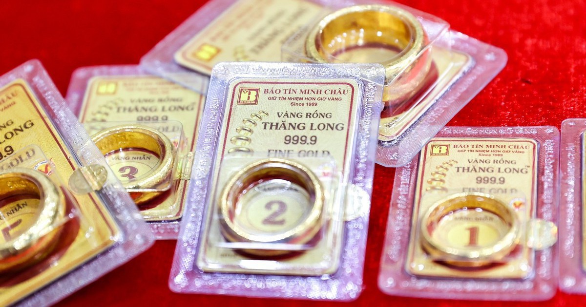 Giá vàng nhẫn trơn, vàng miếng đồng loạt tăng 1 triệu đồng/lượng chiều 4/9
