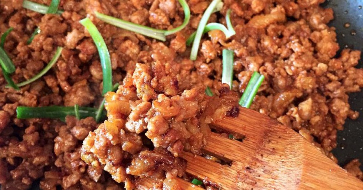 Có một cách làm thịt băm ngon hơn hẳn, đặt vào mâm cơm mà cả nhà khen tới tấp