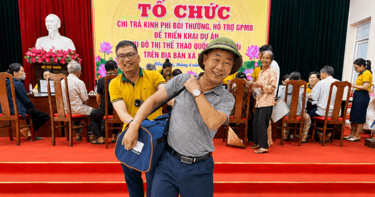 Xã Hồng Vân hoàn thành giải phóng mặt bằng được 98,05% của dự án Khu đô thị thể thao quốc tế Hà Nội