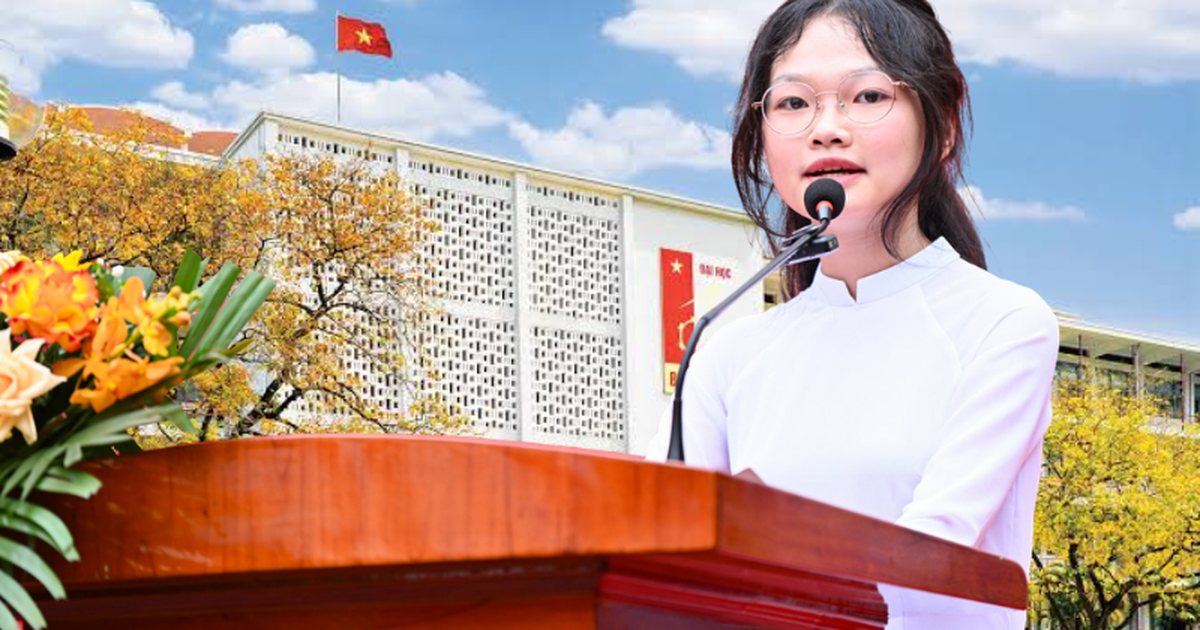 Profile ‘cực khủng’ của tân sinh viên duy nhất phát biểu tại lễ khai giảng của ĐH Bách khoa Hà Nội: Là cô gái ‘vàng’ của Việt Nam ở bộ môn này