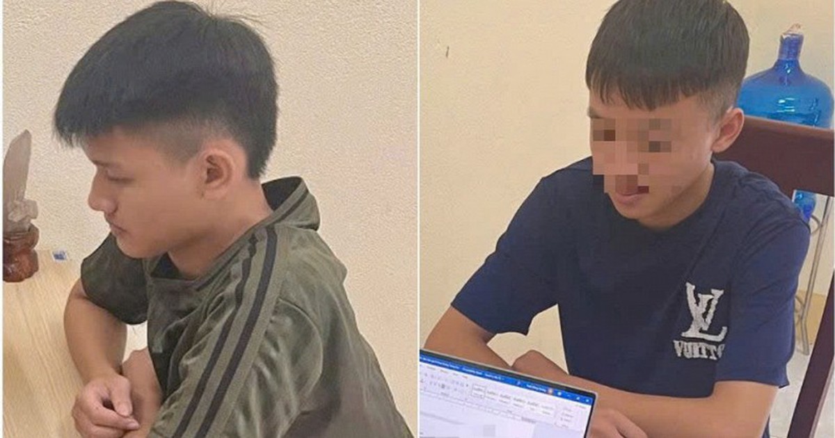 Điều tra 53 tài khoản ngân hàng trực tuyến của 19 người, công an bắt giữ 2 thanh niên sinh năm 2005 và 2009