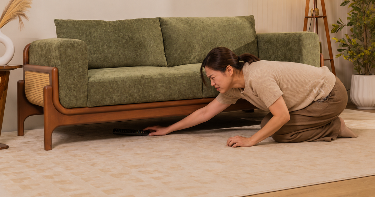 Vì sao sofa chân thấp từng rất được chuộng nhưng đang dần bị thay thế? 5 bất tiện chỉ rõ sau một thời gian sử dụng
