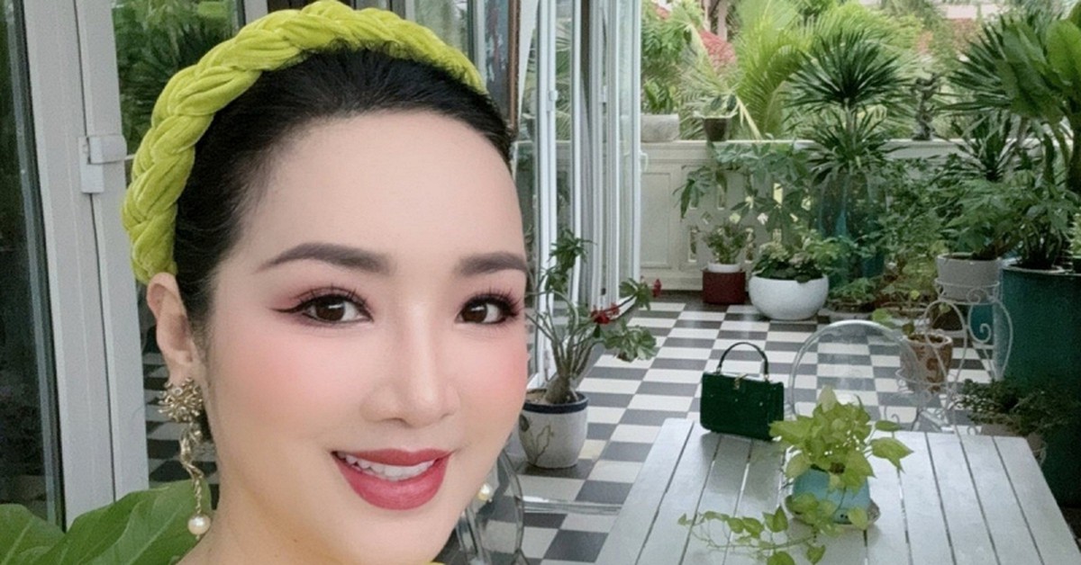 Vườn nhà 200m² của Hoa hậu Giáng My